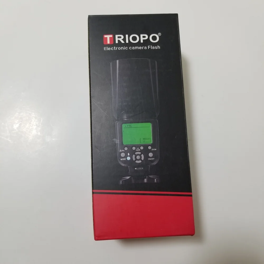 Triopo TR-982II Flash Speedlite Canon Wireless Master High-Speed 1/8000s NWT